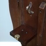Table or pedestal table with foldable top