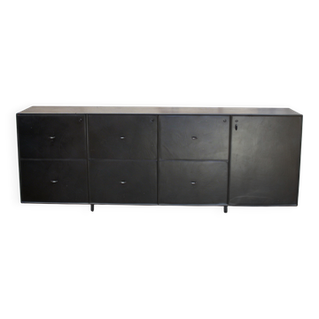 Leather enfilade design