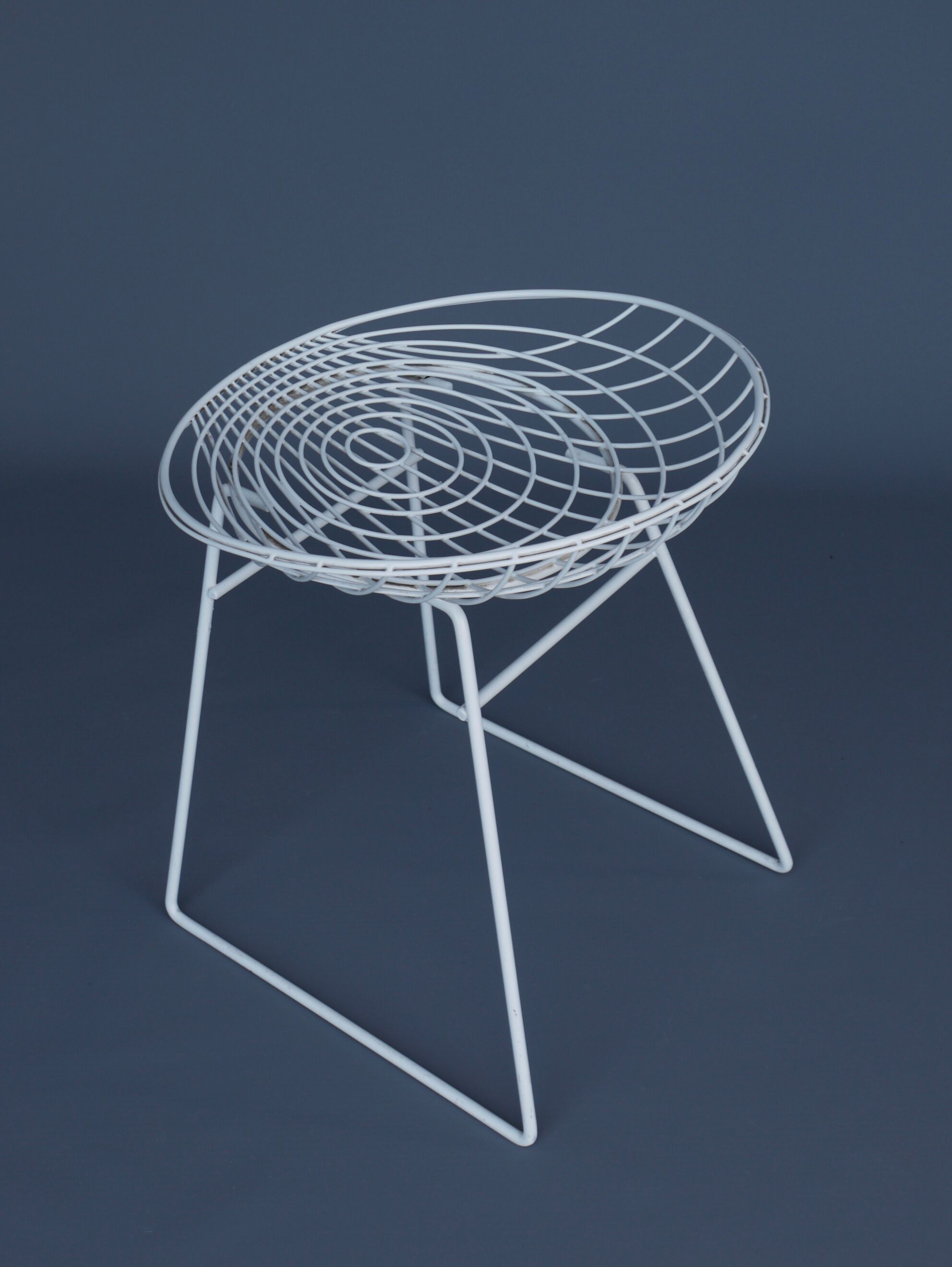 Wire KM05 Stool by Cees Braakman & Adriaan Dekker for Pastoe, 1960s