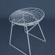 Wire KM05 Stool by Cees Braakman & Adriaan Dekker for Pastoe, 1960s