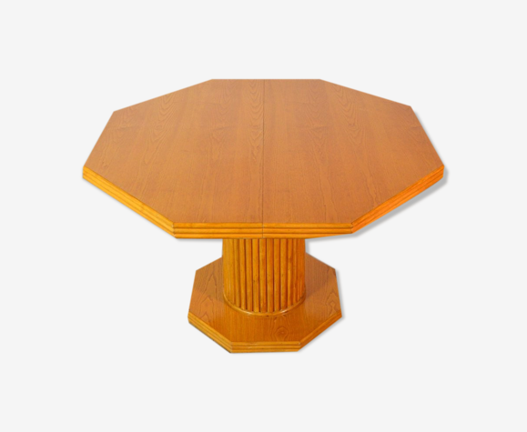 Table à repas octogonale avec rallonge design vintage | Selency