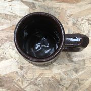 Serie 5 tasses chopes miedzygorze céramique marron vintage