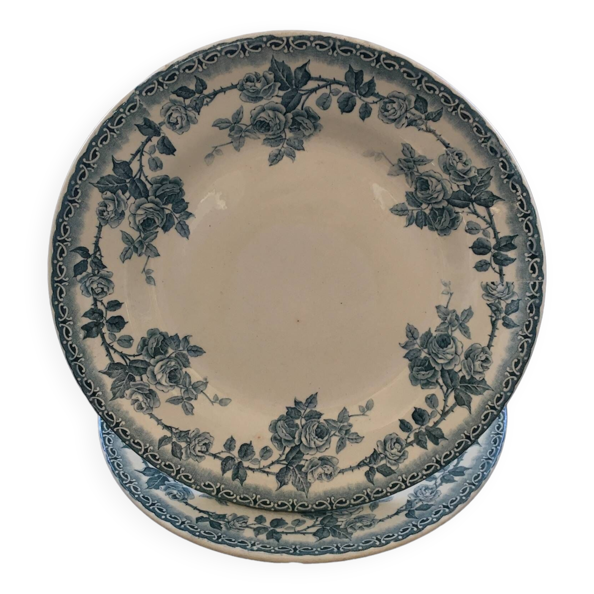Pair of Terre de Fer plates