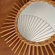 Diamond-shaped sun mirror in rattan – France, 1960s