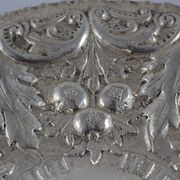 Silver fruit bowl