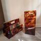Duo Magazine Rack & Umbrella Stand "Tortoiseshell", Michel Dumas Style