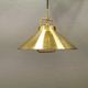 Hanging lamp in solid brass designed by Fritz Schlegel for Lyfa Denmark.