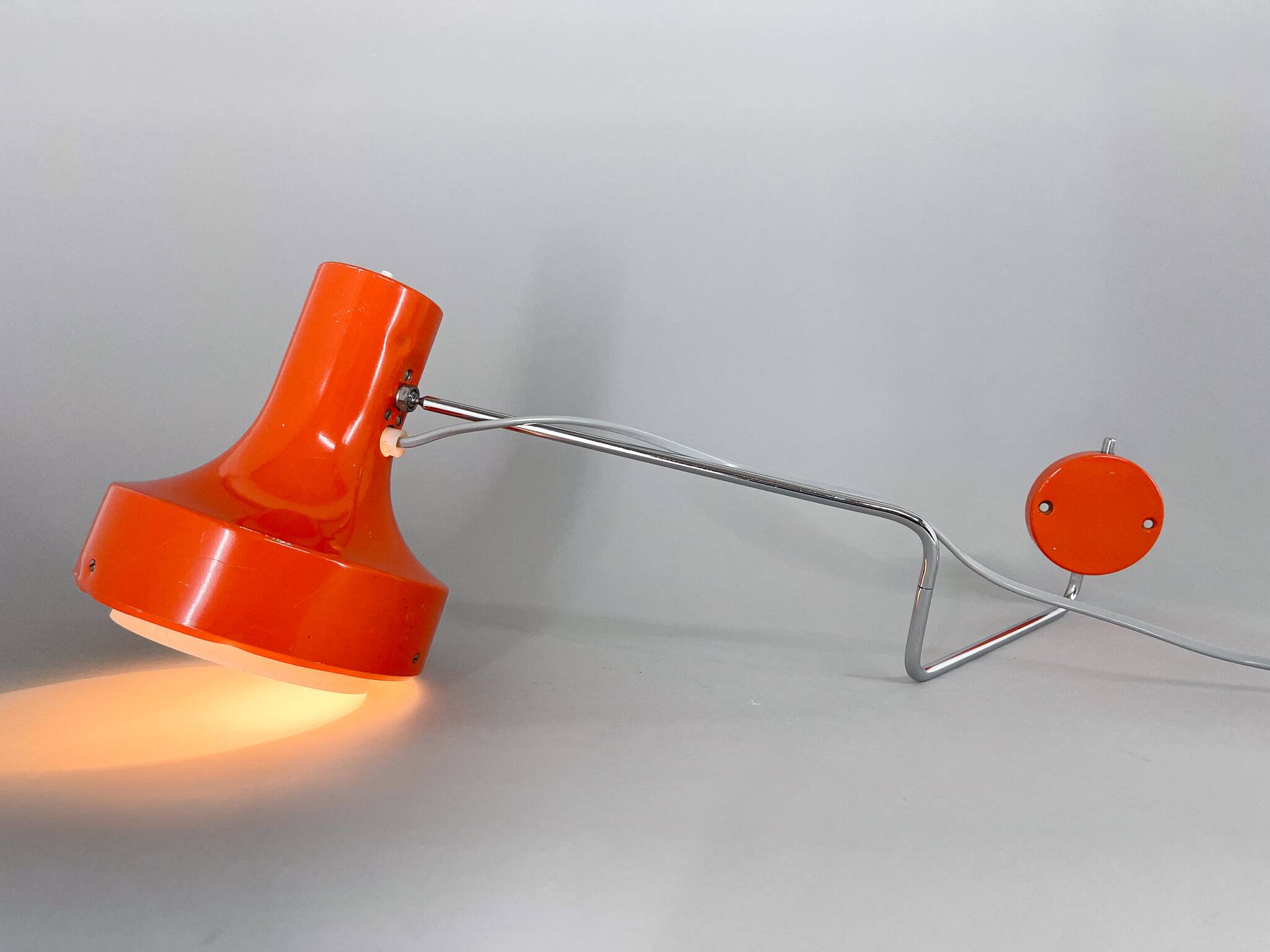 Mid-Century Wall Lamp Designed by Josef Hurka for Napako, 1970s