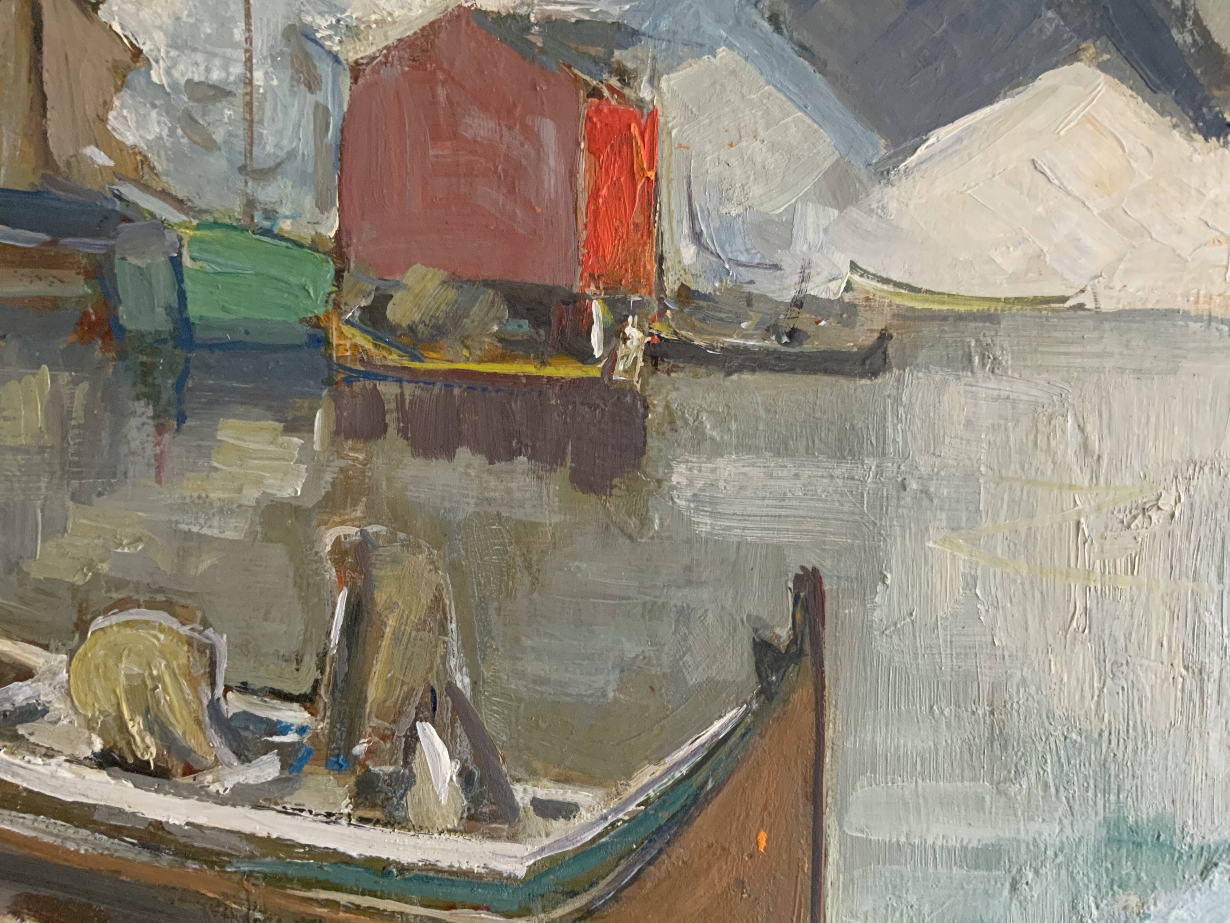 Impressionism Original Oil on Canvas Nordic Scene signed Knut Norman 1896-1977