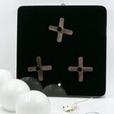 Unique 70s Lamp Wall Panel with Glossy Glass Spheres - Luxury Space Age Lighting