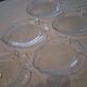6 glass fish plates from Arcoroc in very good condition.