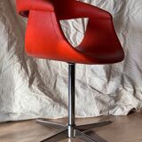 Vintage Lox Space Age orange armchair
