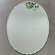 Old beveled oval mirror