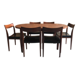 Table à manger scandinave et 6 chaises