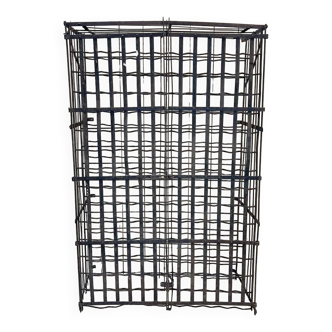 Wrought iron wine cellar from the 1950s - capacity 300 bottles