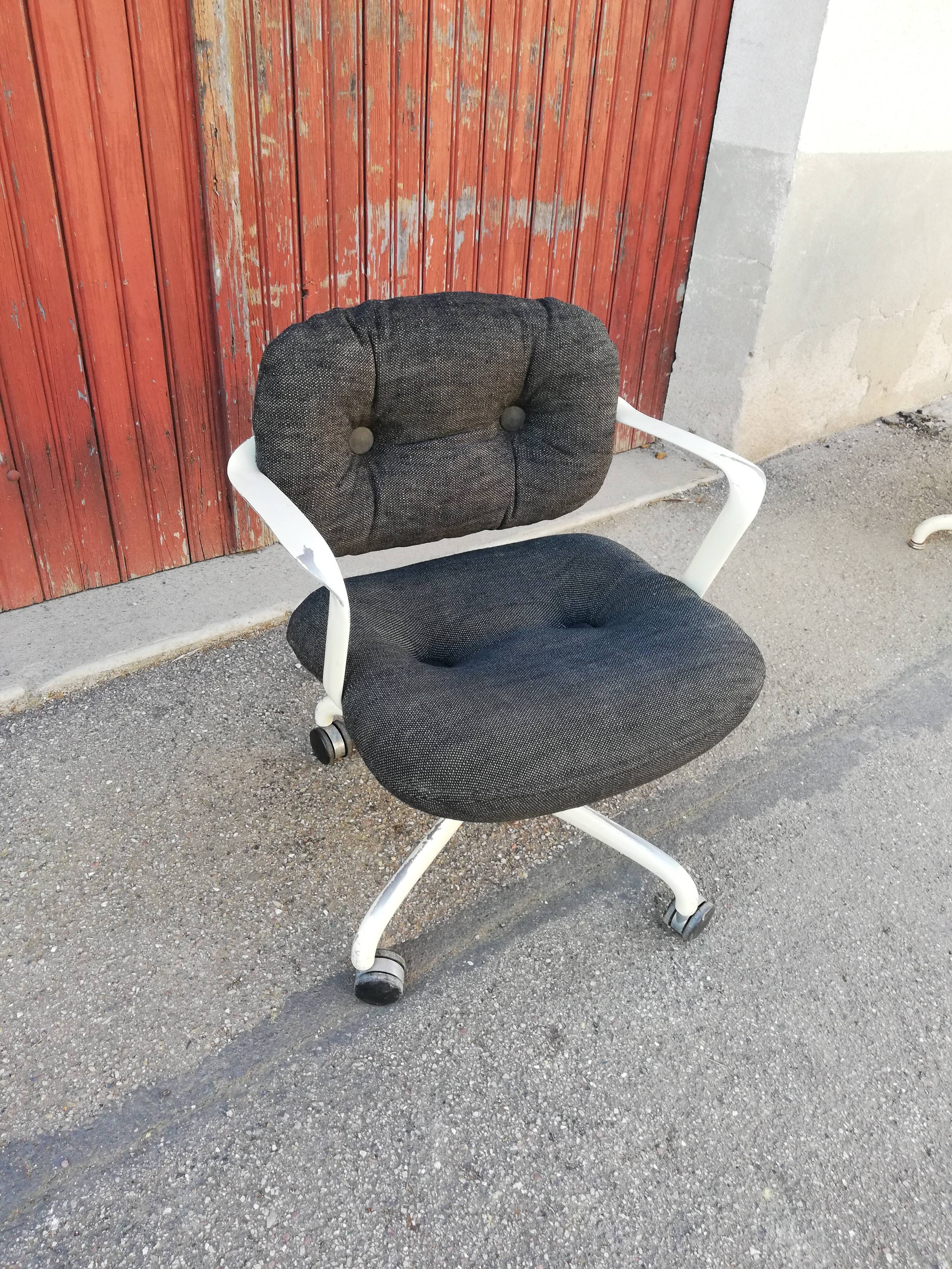 Armchair on wheels by Morrison & Hannah edition Knoll