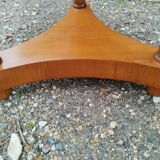 Antique Empire style pedestal table with marble top