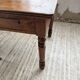 Table de ferme ou table de drapier noyer massif 1900