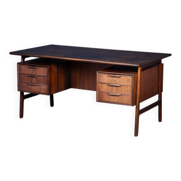 Rosewood desk by Gunni Omann for Omann Jun Møbelfabrik, 1960s
