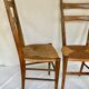 Lot of two Scandinavian spirit chairs