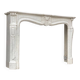 Louis XV style fireplace in Carrara marble