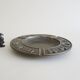 Luxa brass ashtray with zodiac relief and embers killer