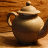 Set of 3 sandstone teapots
