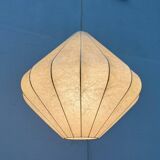 Mid-Century Modern Suspension Cocoon by Friedel Wauer for Goldkant Leuchten, Germany, 1960s