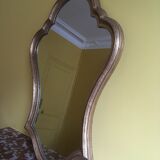 Vintage mirror in gilded wood 44x65cm