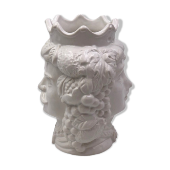 Vase double visage