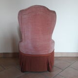 Toad velvet armchair