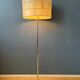 Mid Century Staff Leuchten floor lamp in leather