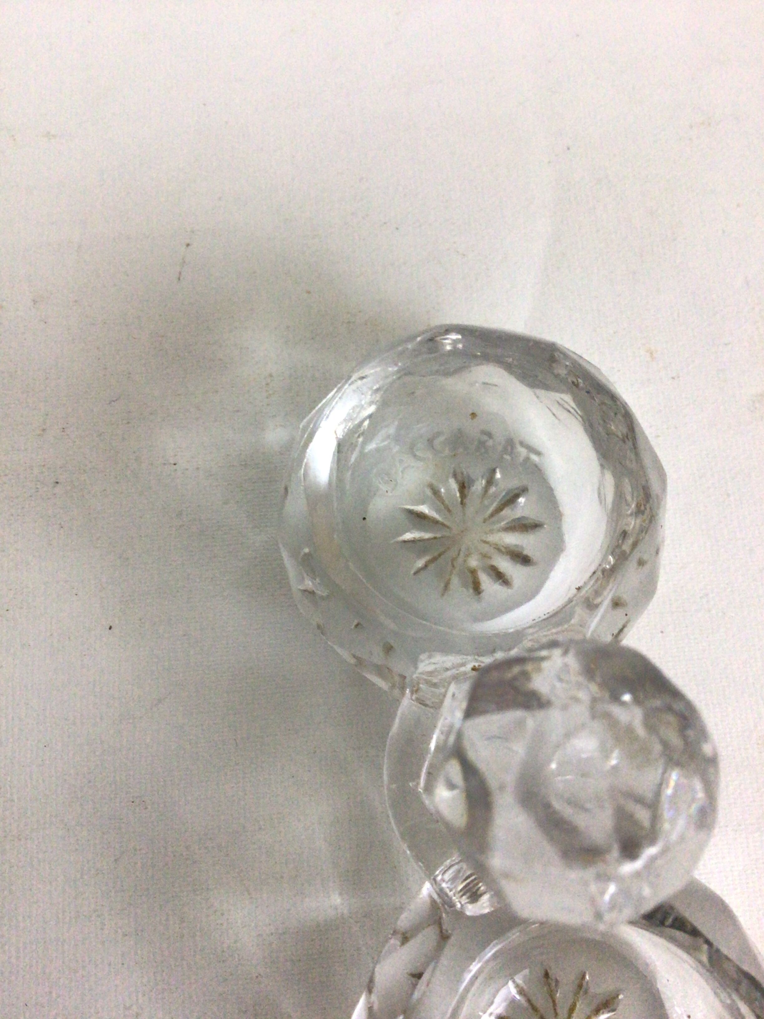 Baccarat salt shaker