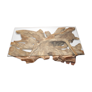 Table basse rectangulaire teck