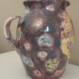 Vase pichet coq, céramique émaillée signée Jeanne Azambourg, Le Clos De Joye, années 60
