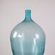 Vintage Turquoise Glass Bottle "Lady Jeanne" - France