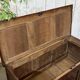 19th-century English oak chest