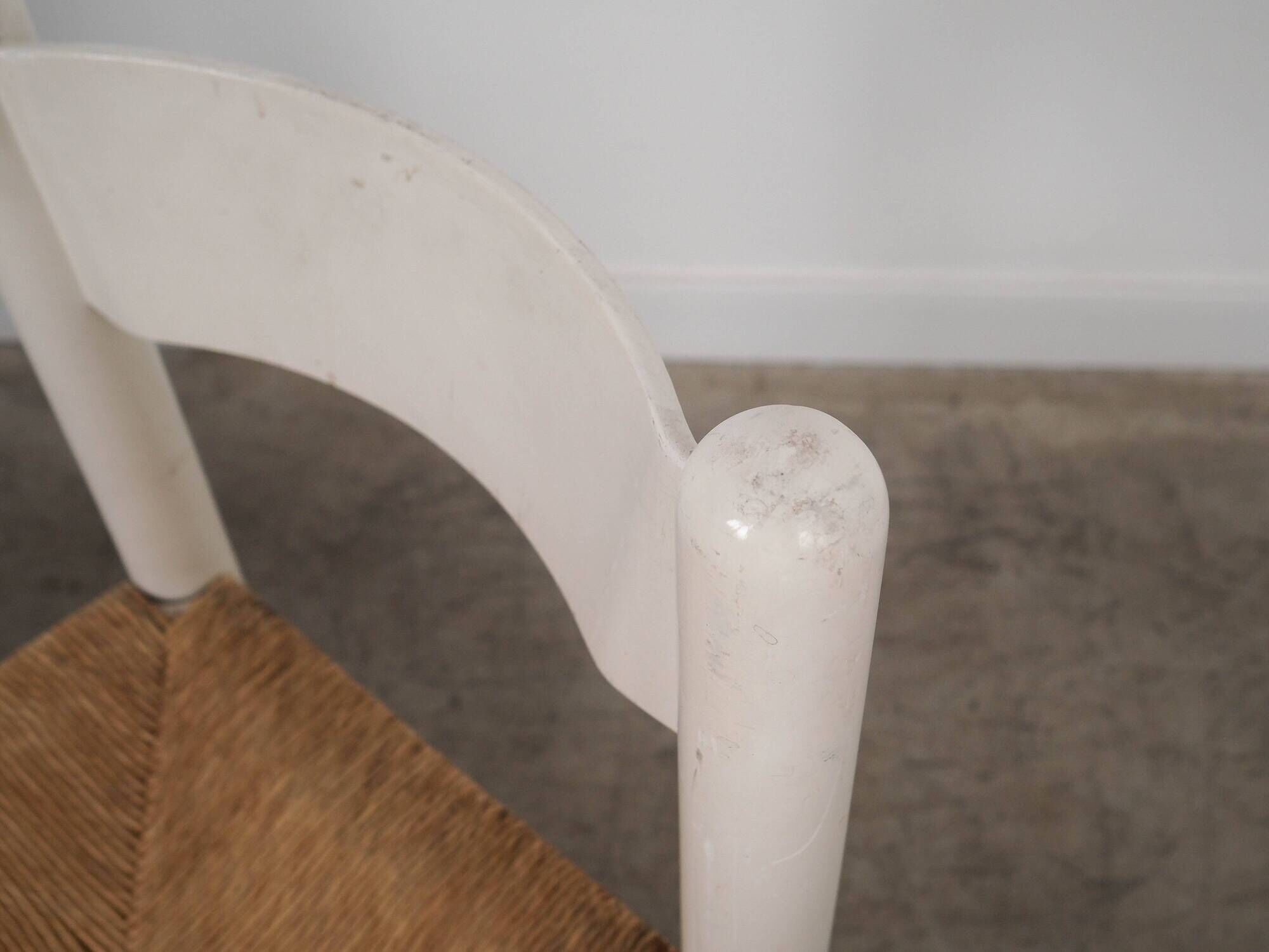 Set of four beechwood chairs, Italian design, 1980s, made in Italy