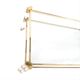 Italian coffee table in lucite Hollywood Regency style