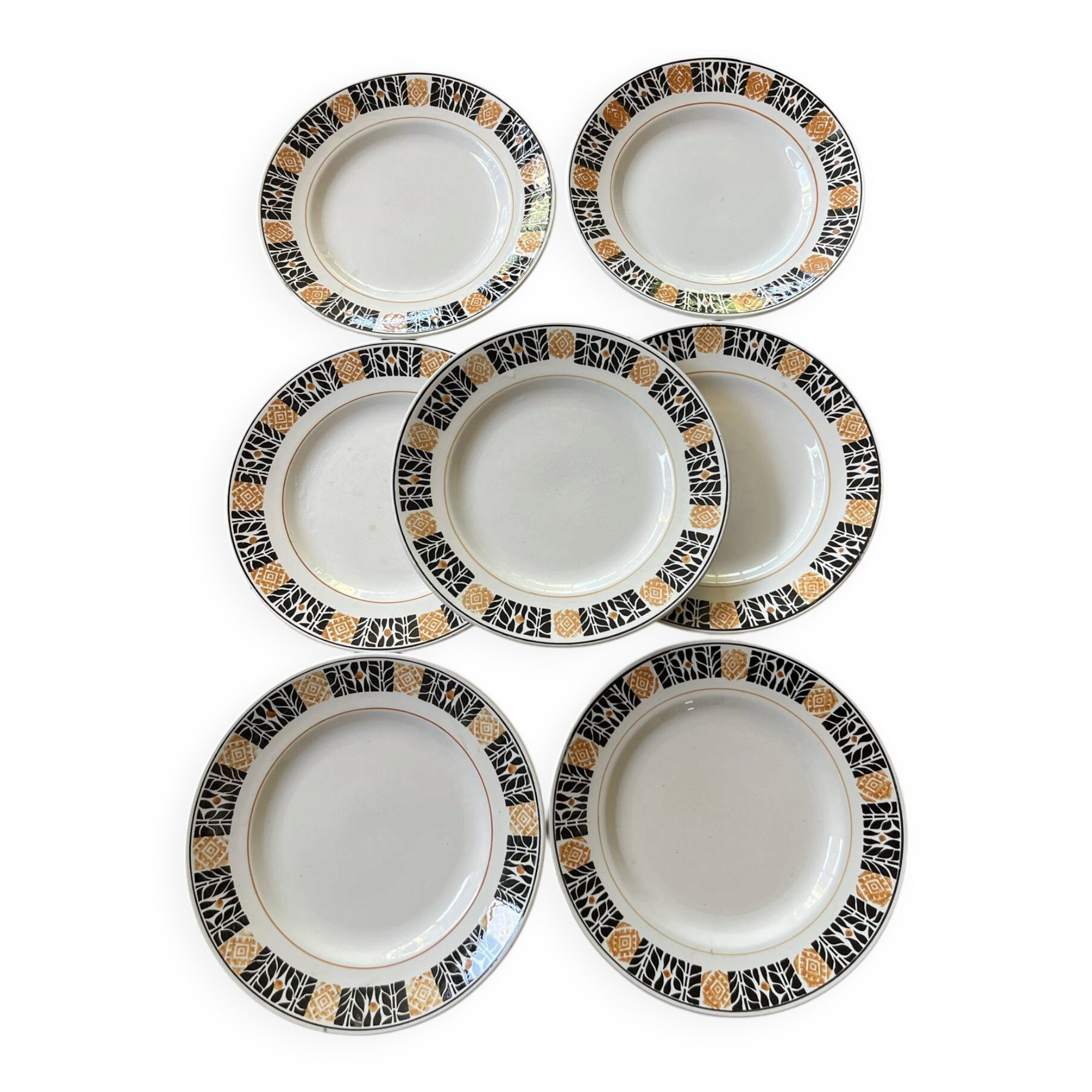 Assiettes Saint Amand