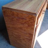 Natural pitch pine wood sideboard ep 1940