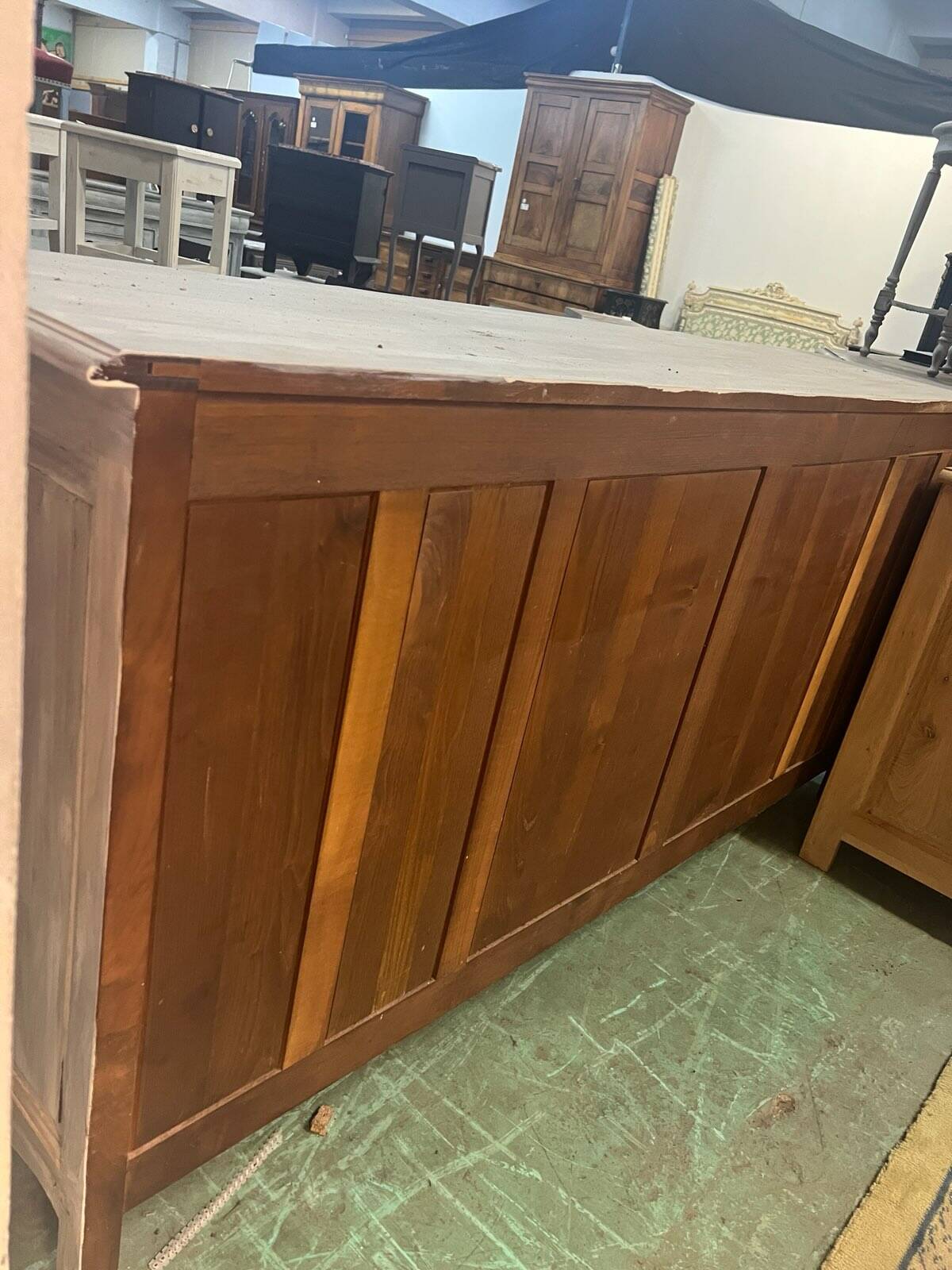 Rustic patinated sideboard
