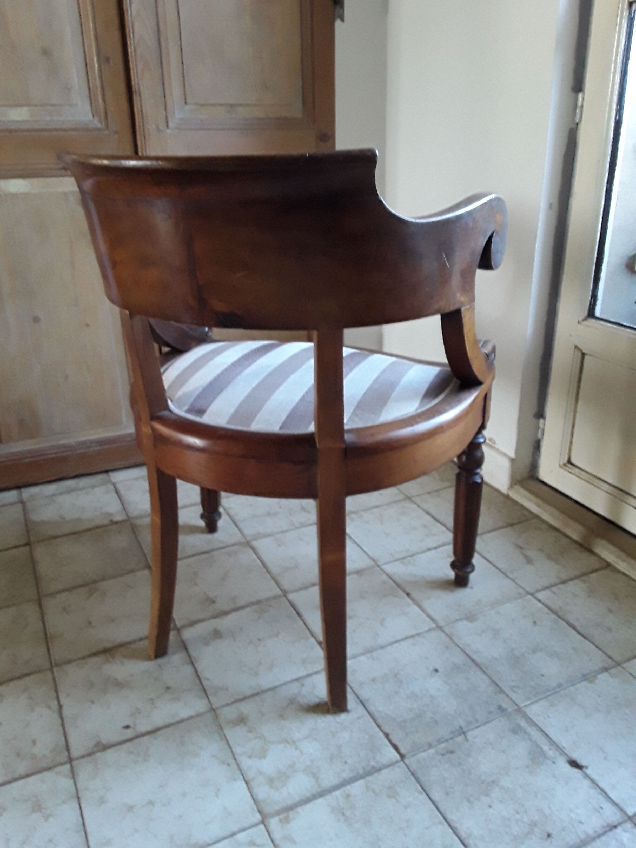 Fauteuil de bureau Louis Philippe