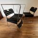 Set of 4 Black Omstak Chairs by Rodney Kinsman for Bieffeplast
