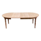 Renovated Louis Philippe round extendable dining table 115-2215cm 20th century