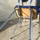 Lot from 4 vintage chairs in skai