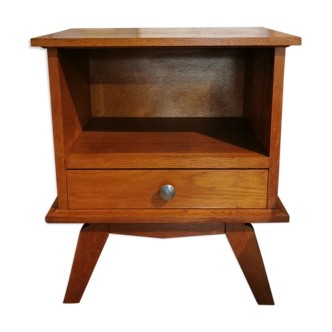 Bedside in oak 60