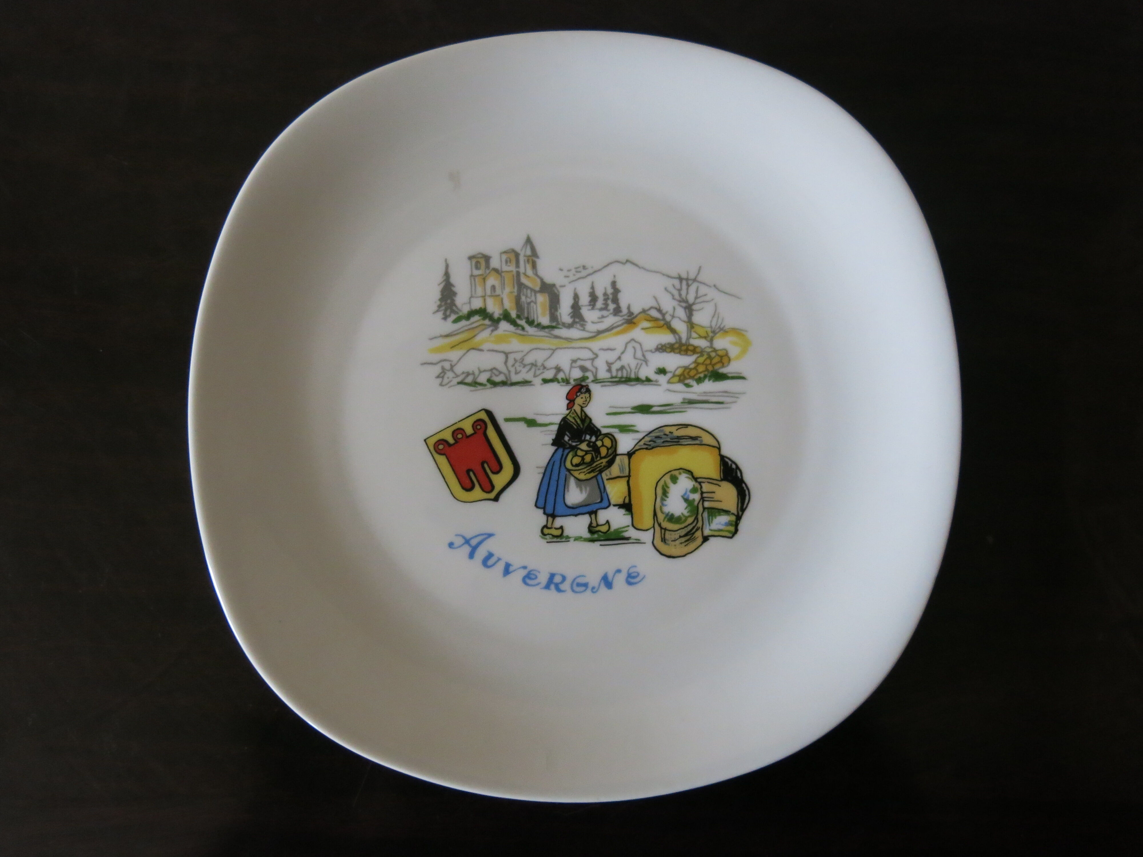 7 berry high porcelain cheese plates