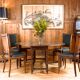 Art Deco set of four Jaguar green wooden and leatherette chairs, circa 1950