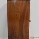 Bedside table in solid walnut with Marble Ste Anne, 1900